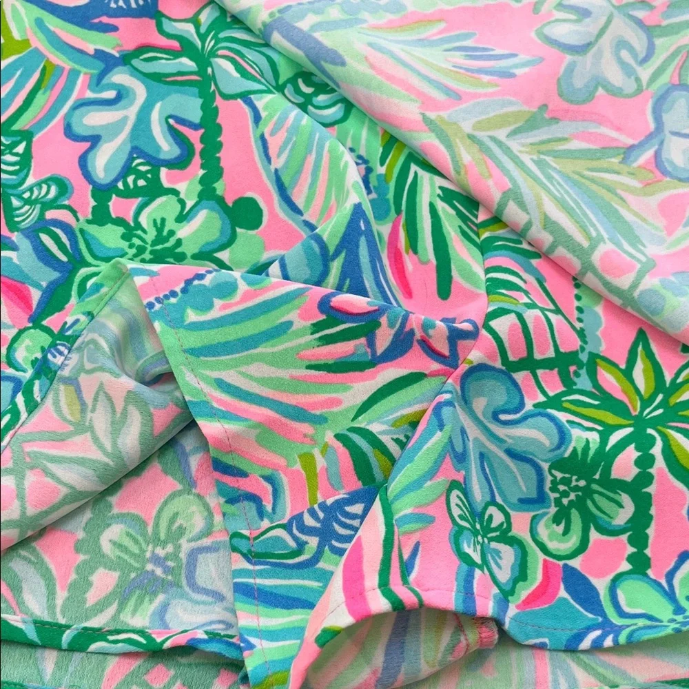 Lilly Pulitzer Donna square neck romper size 12 - Picture 9 of 13
